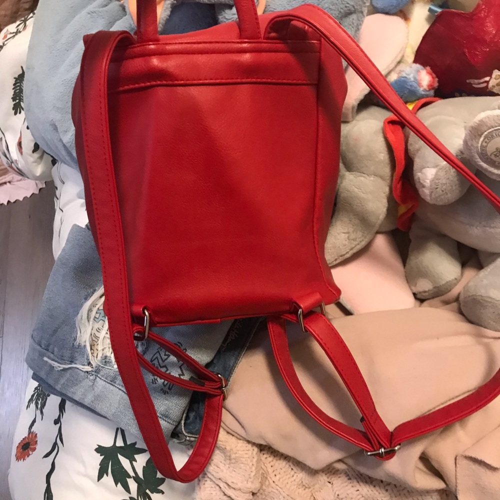 Red backpack purse - Picture 5 of 5